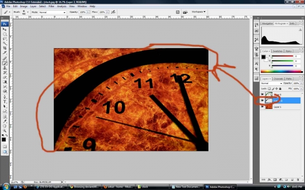 Creation of The clock in Hell: Step 3